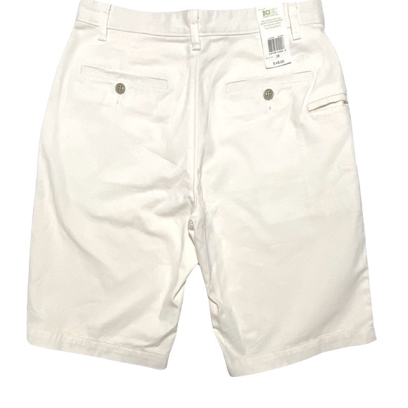 Dockers Perfect Shorts, Classic Fit, Flat Front, Light Tan, 100% Cotton, Size 29 - Picture 4 of 16